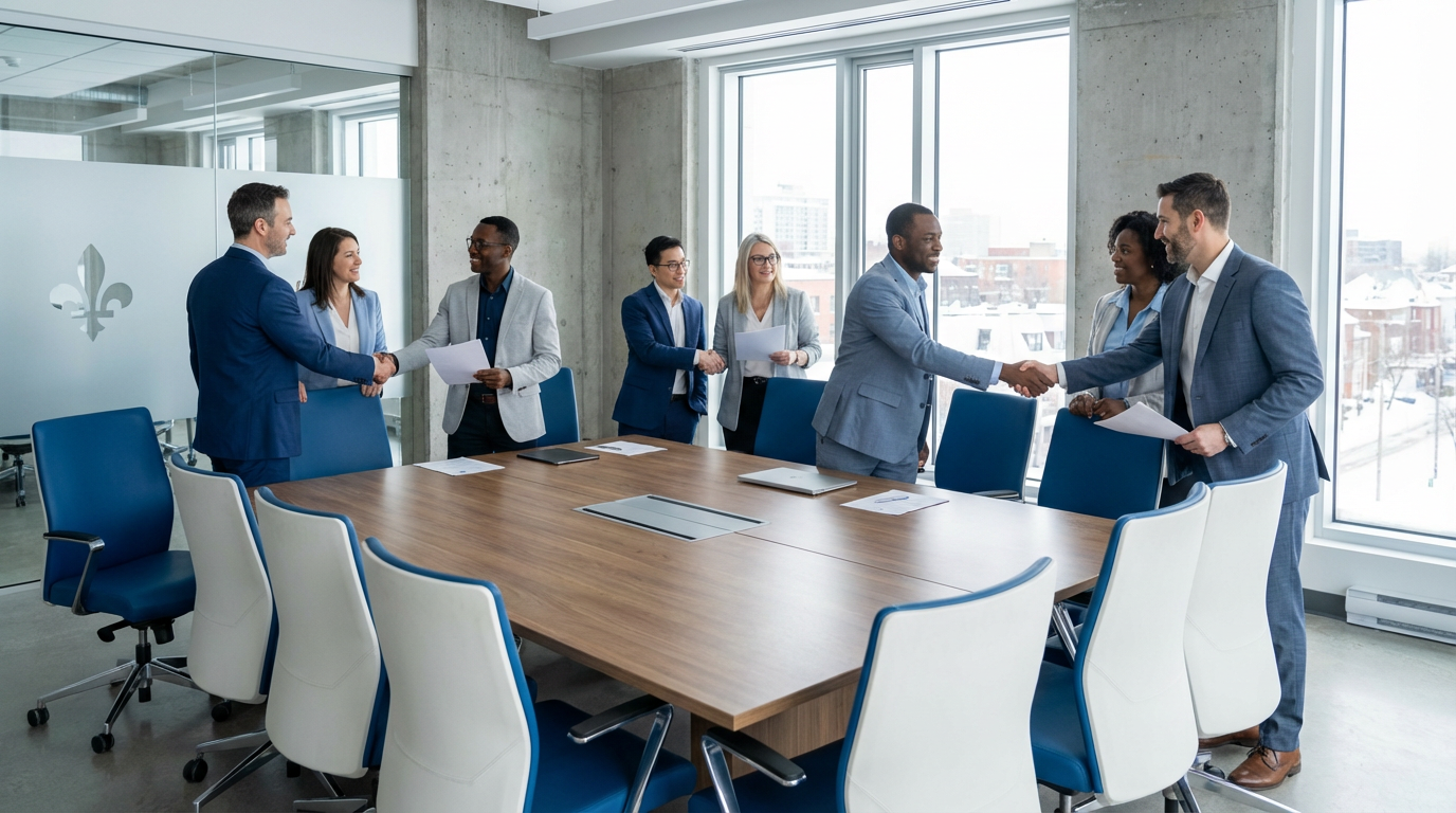 Collaboration institutionnelle et réunion partenaires — Québec